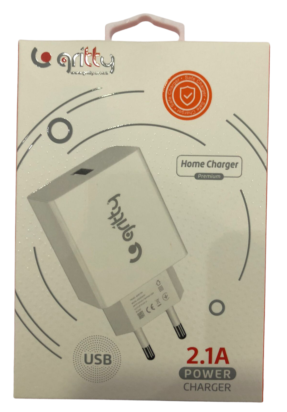 GRİTTY 2.1A USB HOME CHARGER ( ŞARJ BAŞLIĞI )