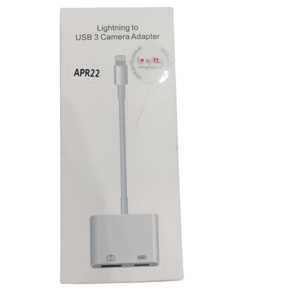 İPHONE LİGHTNİNG'DEN USB VE TYPE-C  DÖNÜŞTÜRÜCÜ APR22