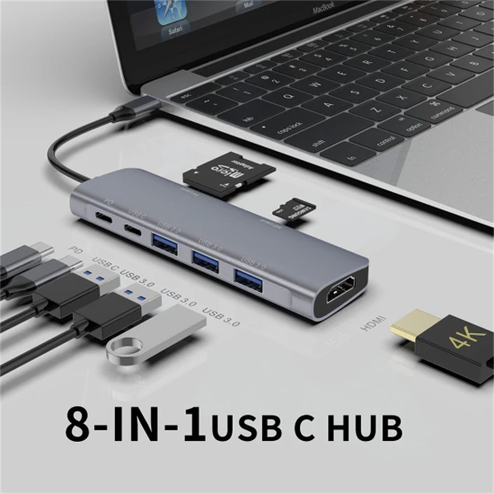 NEWFACE 8İN1 HUB 115 ÇEVİRİCİ USB