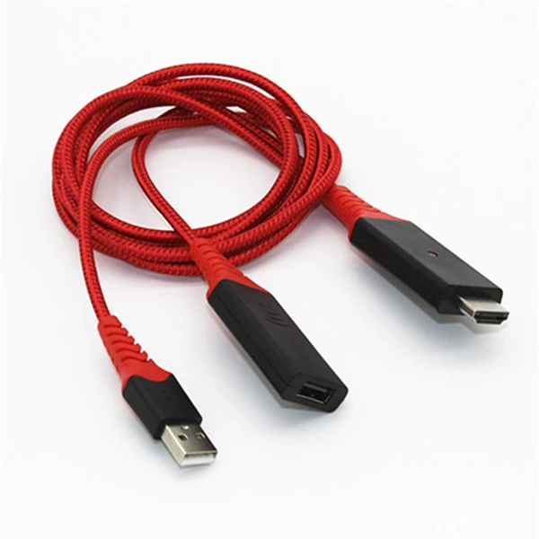 1080p Hdmi 2 İn1 Cast Telefondan Tv Wireless Dönüştürücü Adaptör-(1903)