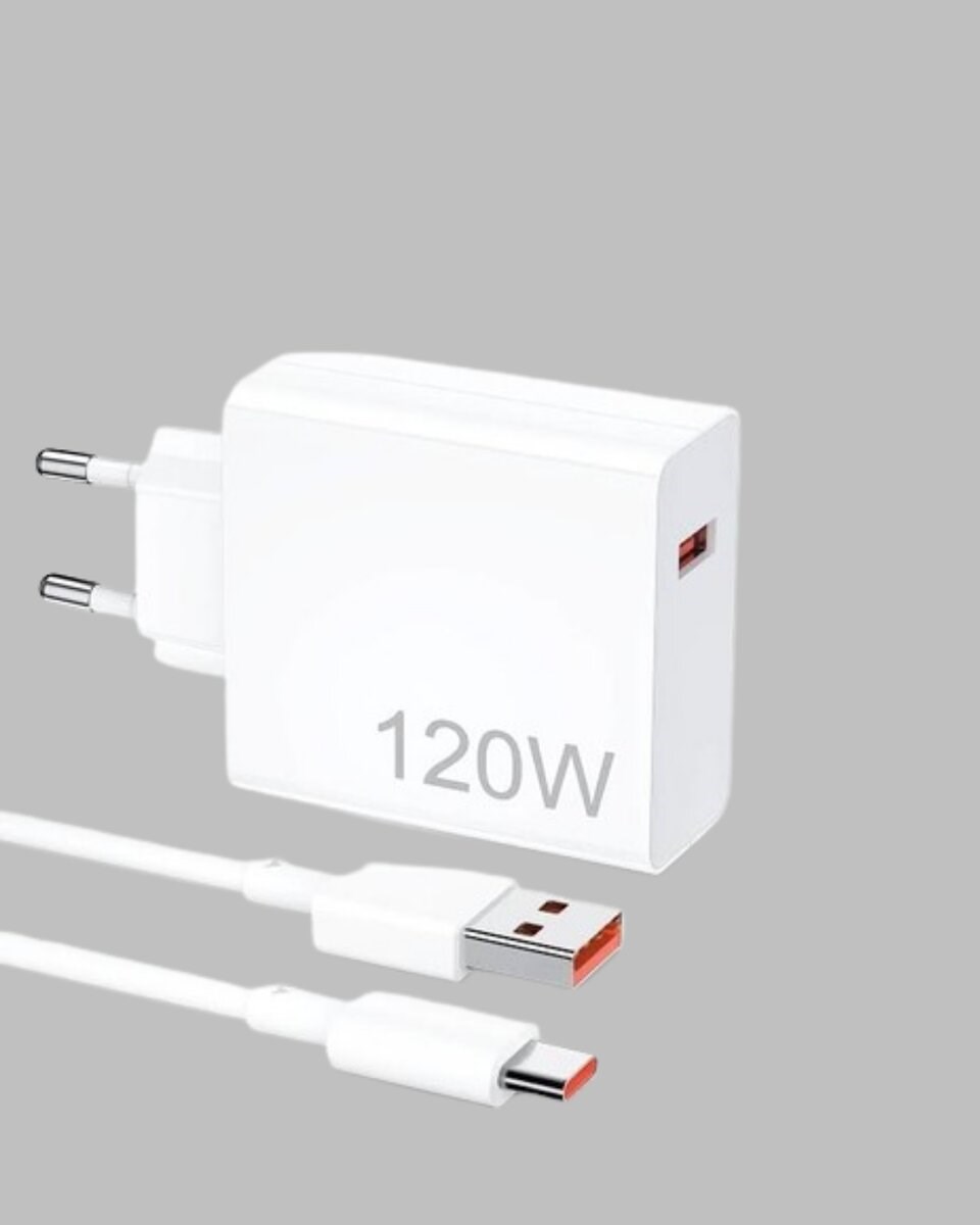 120 Watt Type C Şarj Başlığı Poco X3 X4 X5 Pro Uyumlu