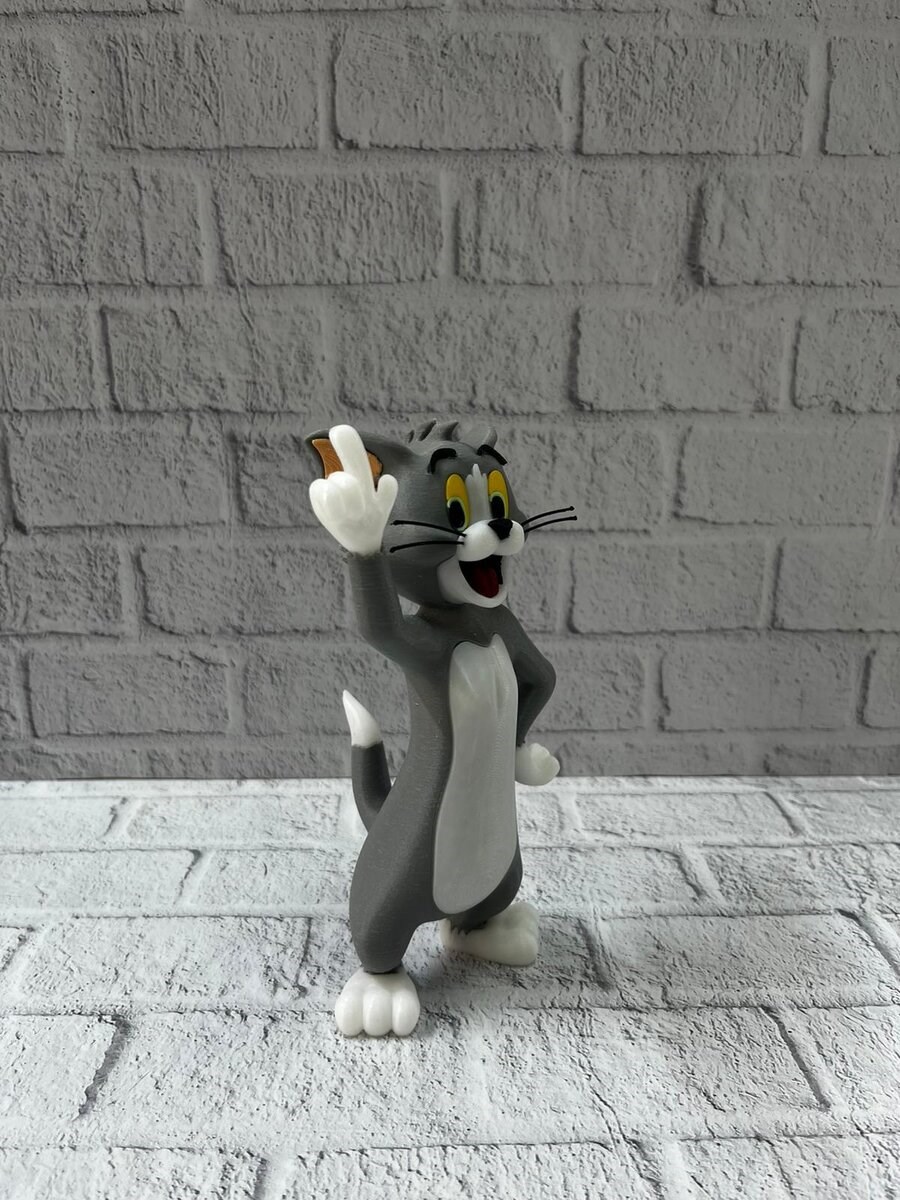 22 cm Tom Figürü Çizgi Karakter Biblo Koleksiyonluk Dekoratif Obje