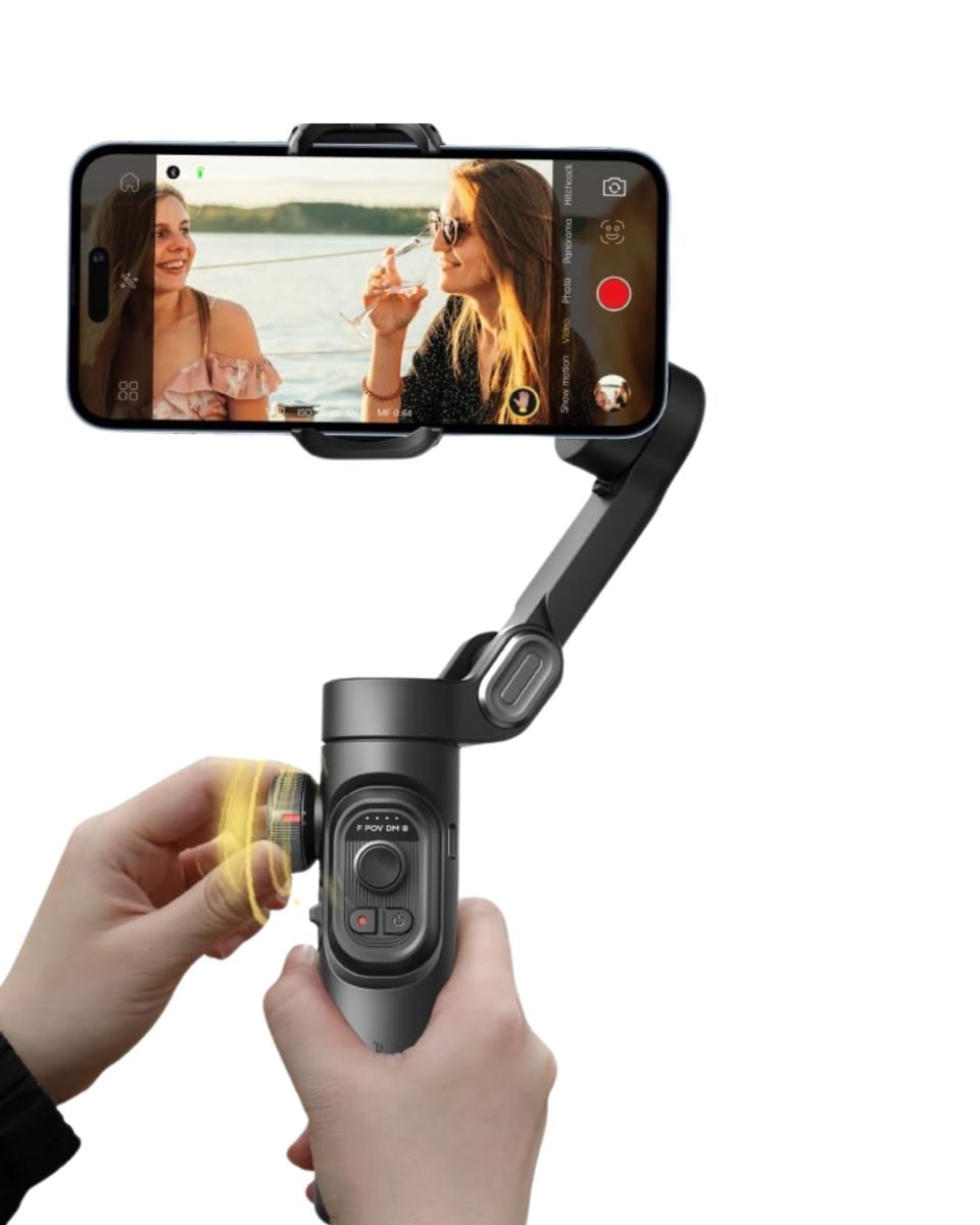 3 Eksen Telefon Gimbal Stabilizer Video Sabitleyici Vlog ve Çekim Aparatı