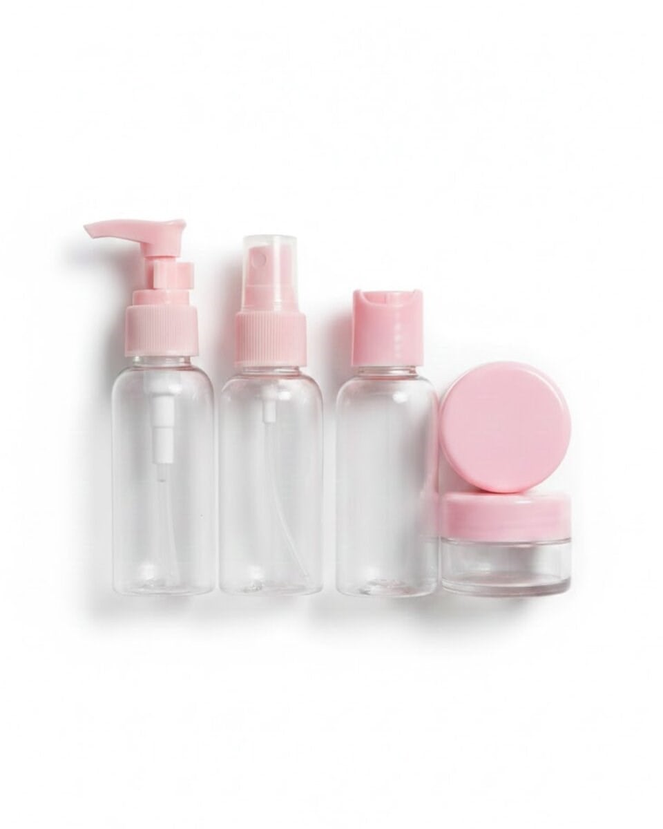 30 ml 5’li Seyahat Banyo Şişe Seti Çantalı
