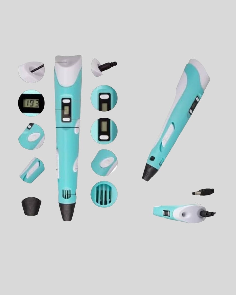 3D Kalem Ergonomik ve 1.75 mm Filament Destekli FDM Yazıcı Kalemi