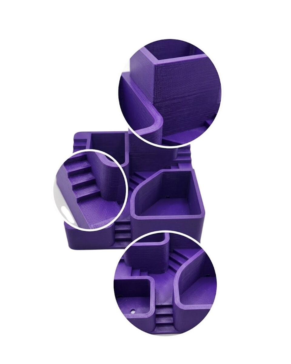 3D Tasarım Kaktüs Saksısı Çok Katlı Dekoratif Bitki Standı