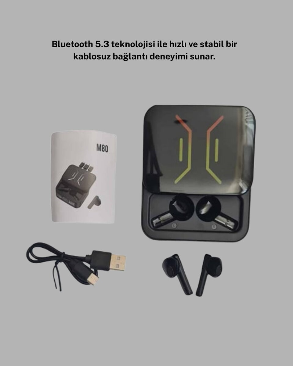 3’ü 1 Arada Kablolu ve Kablosuz Bluetooth 5.3 Kulaklık
