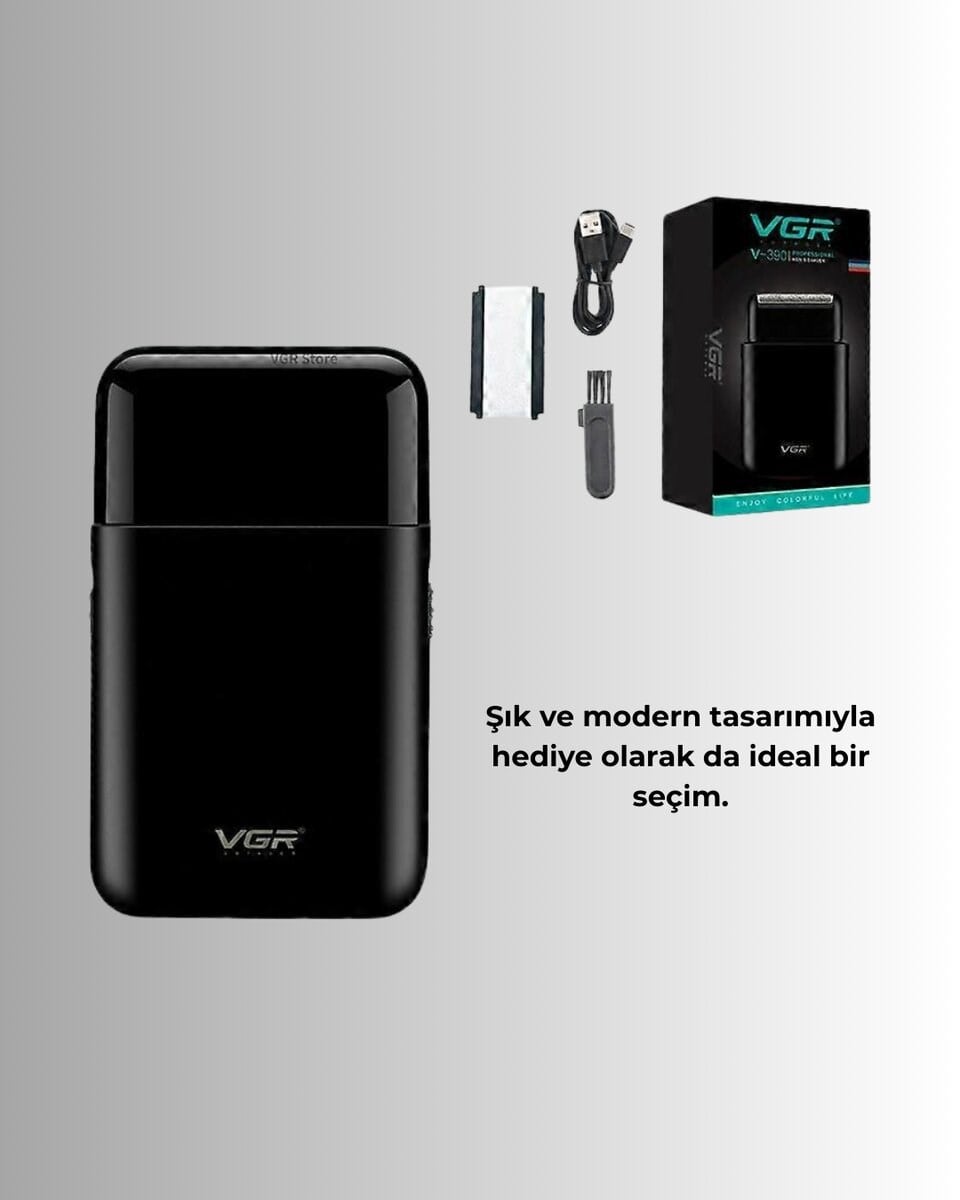 45 Dakika Çalışma Süreli Şarjlı Tıraş Makinesi | ABS Gövdeli