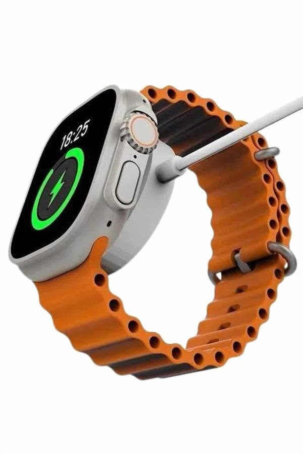 49mm Akıllı Saat Amoled Ekranlı Kadın Erkek Kol Saati Plastik Kordon