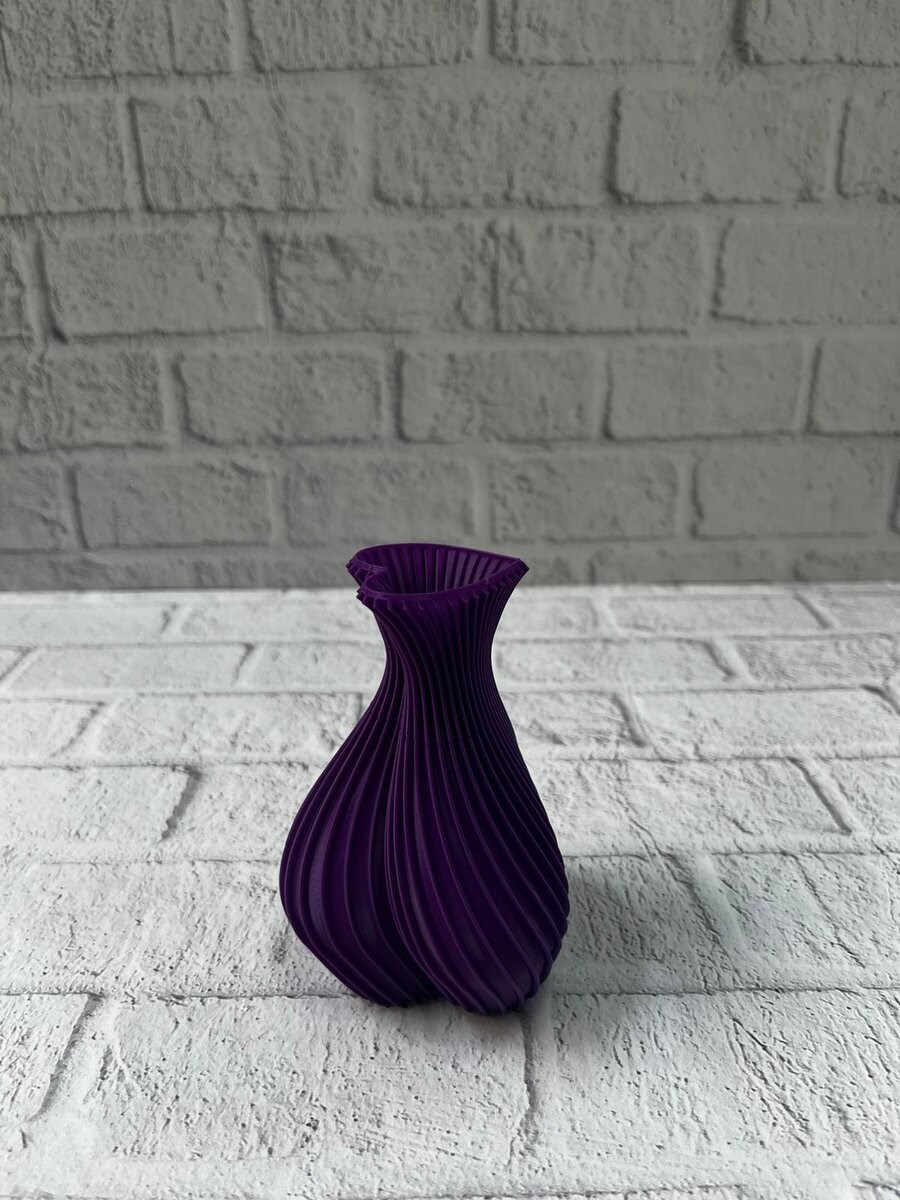 5 cm Mor Kalp Formlu Mini Vazo Modern Mini Dekor Ürünü