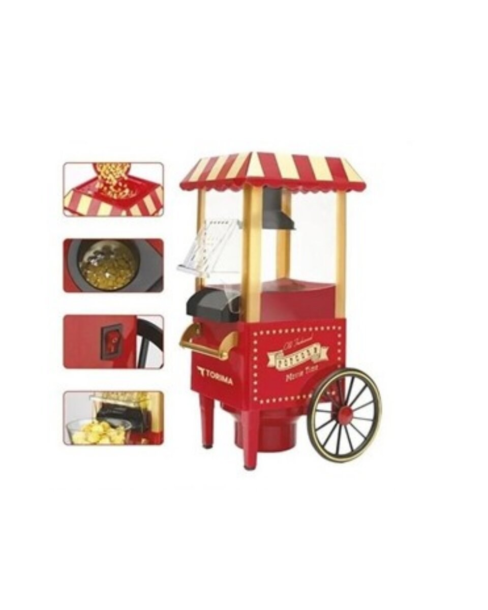 5 Dakikada Popcorn Hazırlayan Yağsız Patlatma Makinesi