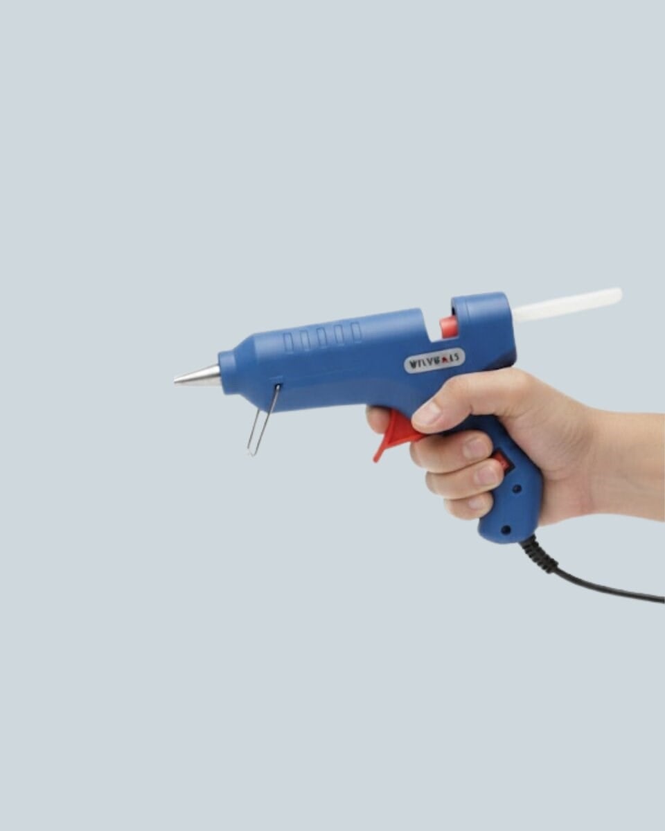 5 Silikon Hediyeli 40W Sıcak Silikon Tabancası Pratik Güçlü Kullanım