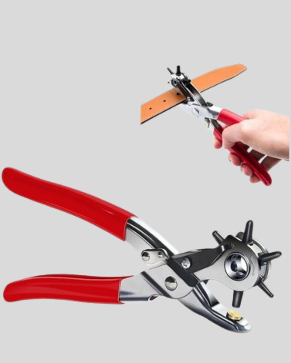 6 Başlıklı Kemer Delme Pense Paslanmaz Çelik Çok Amaçlı