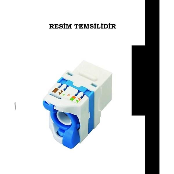 AGER Cat6 AC-601-BF Keystone Jack 180derece Çevirmeli Tip