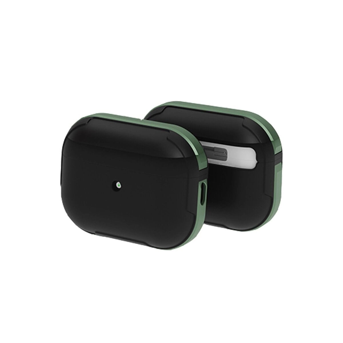 Airpods 3 (3.nesil) Mo-a8 Armor Kılıf - Koyu Yeşil