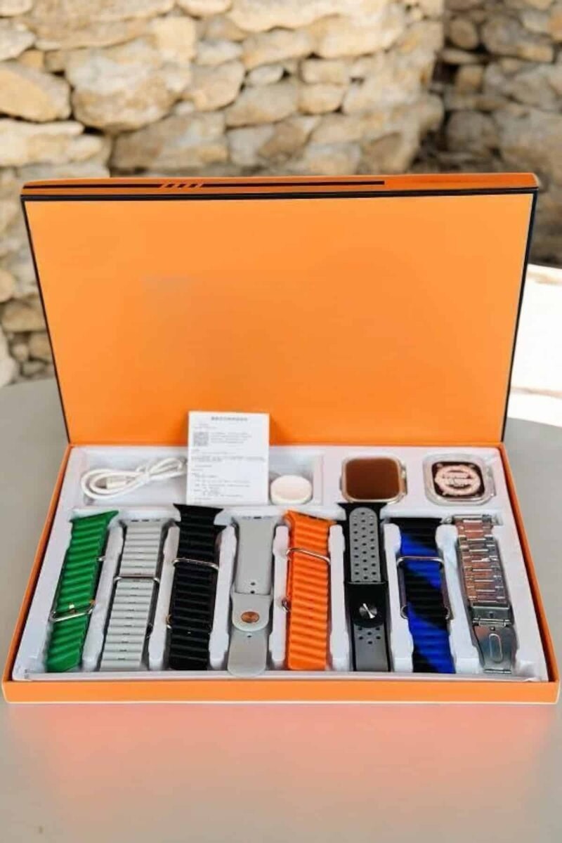 Akıllı Saat 7 Farklı Kordonlu Arama Cevaplayan Bildirim GPS Özelliği