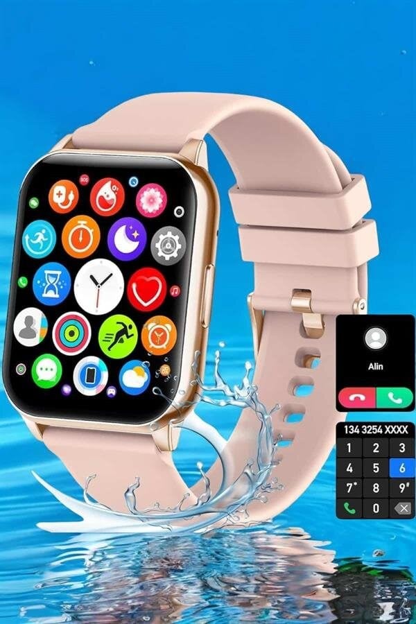 Akıllı Saat Amoled Ekran 3 Kordonlu Aksesuar Hediyeli Sesli Görüşme