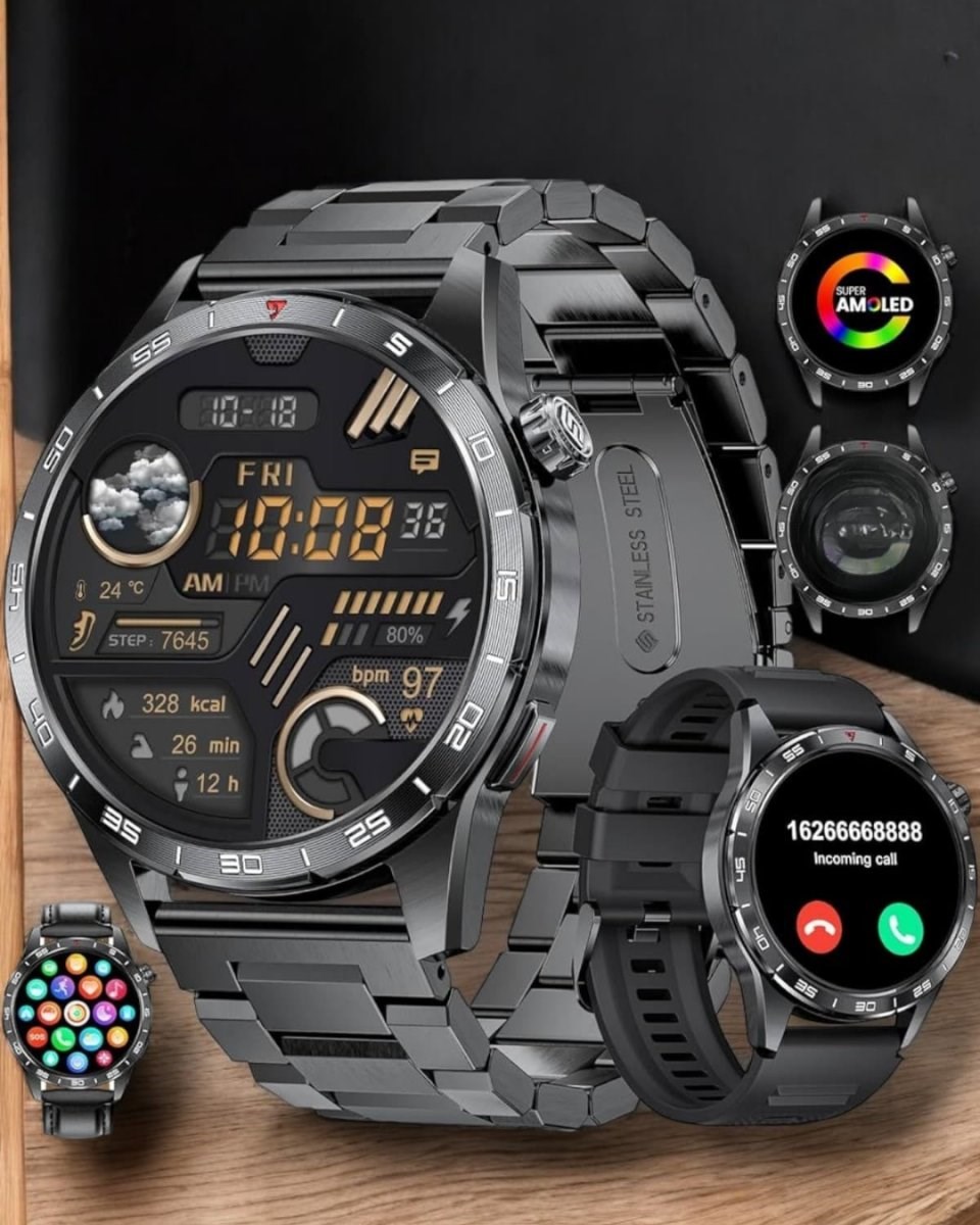 Akıllı Saat Arama Cevaplayan Titreşim Özelliğiyle Bildirim Görebilen