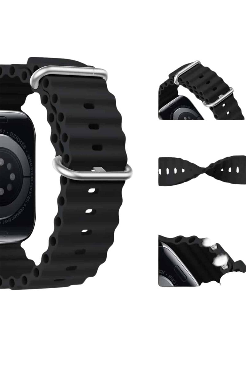 Akıllı Saat Bluetooth Bağlantılı NFC ve GPS Uyumlu Nabız Ölçer Sesli Görüşme