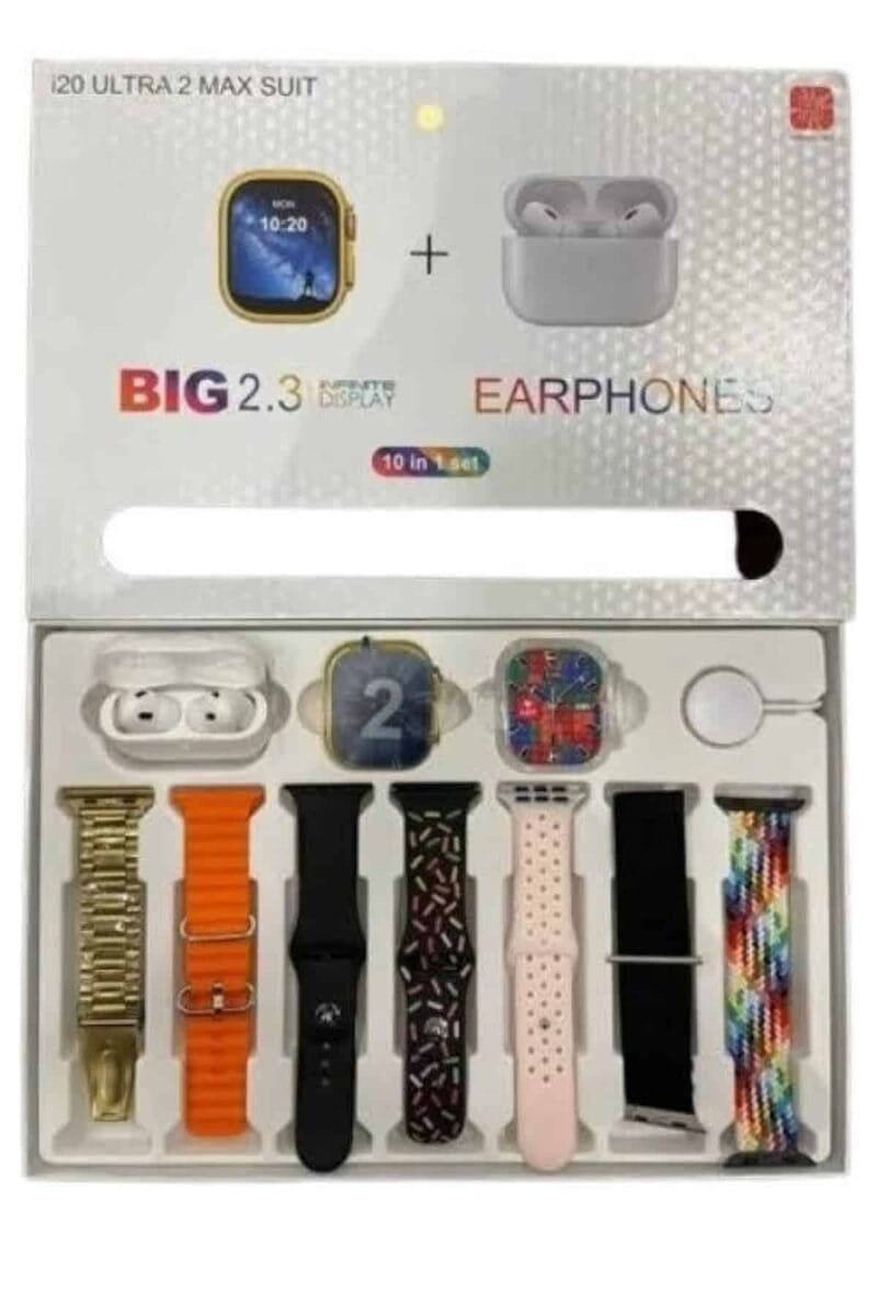 Akıllı Saat Bluetooth Kulaklık Hediyeli Bildirim Görme Sesli Görüşme Çoklu Kordon