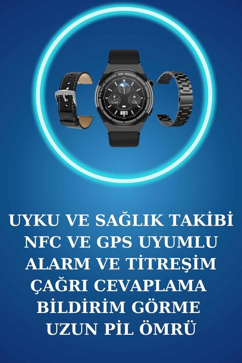 Akıllı Saat ve Kulaklık Seti Bildirim Görme Arama Cevaplama ANC Özelliği