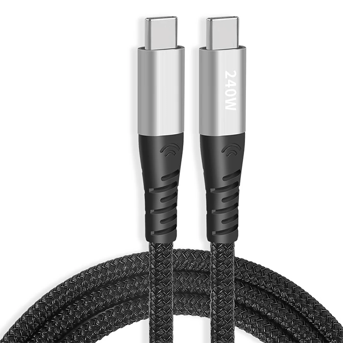 ALLY 240W Type-C To Type-C Laptop Telefon Hızlı Data ve Şarj Kablosu-(1903)