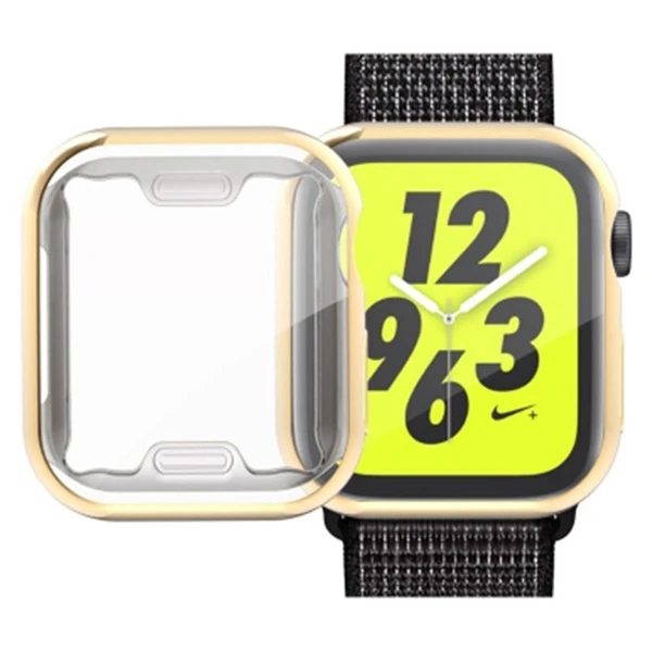 Ally Apple İWatch  40mm 360 Koruma Ultra Slim Silikon Kılıf-(1903)