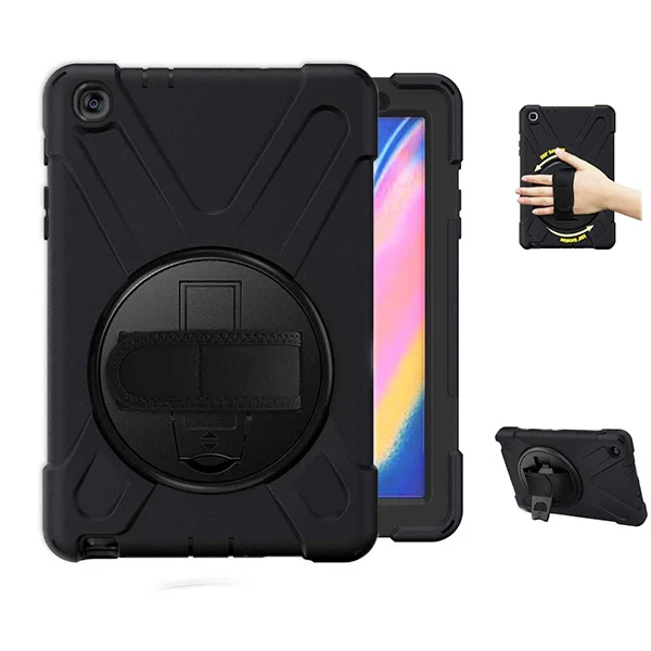 Ally Galaxy Tab  P200-P205 3 Katmanlı Standlı Zırh Kılıf-Shockproof-(1903)