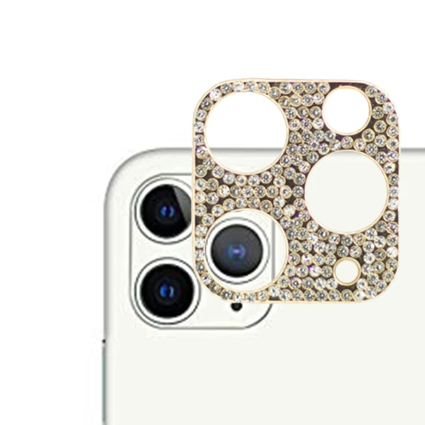 ALLY İPhone 11 Pro Kamera Koruyucu Lens Diamond Taş İşlemeli-(1903)