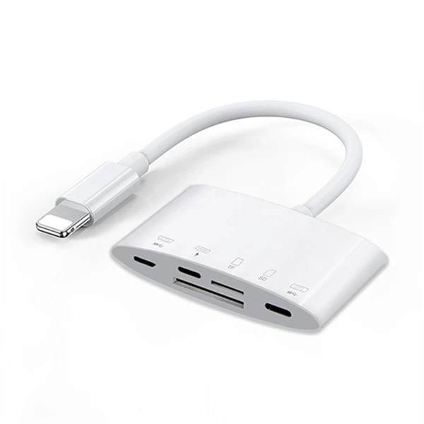 Ally NK-1040+Plus İPhone Lightning To SD/TF Card Usb Kamera Adaptörü-(1903)