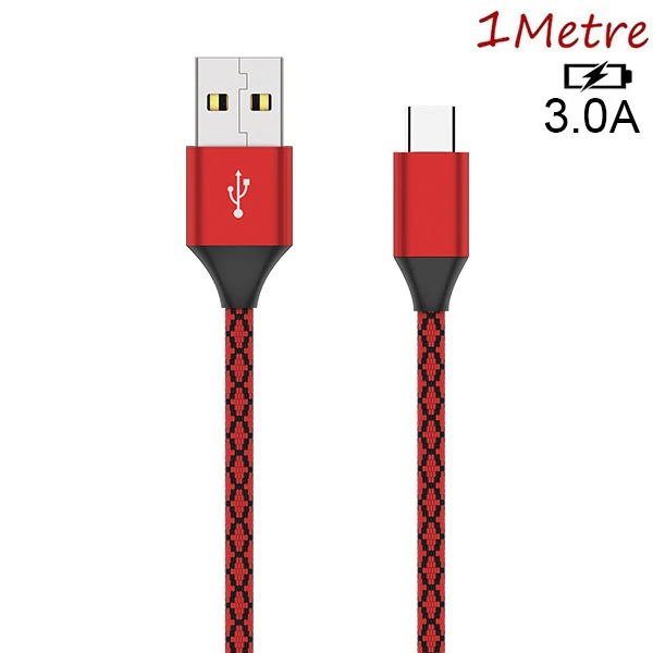Ally Usb TYPE C 3.0A Hızlı Kopmaz Halat Usb Şarj Kablosu 1MM-(1903)