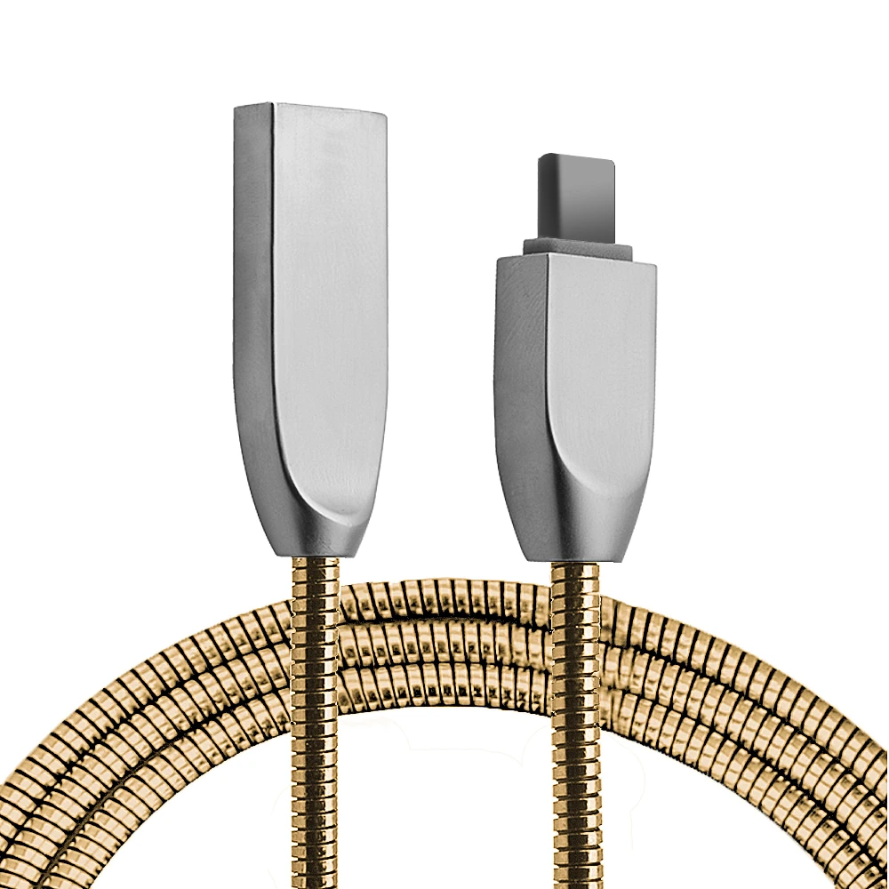 Ally Usb Type-C Zinc Alloy Dayanıklı 24 A Metal Usb Kablo-(1903)