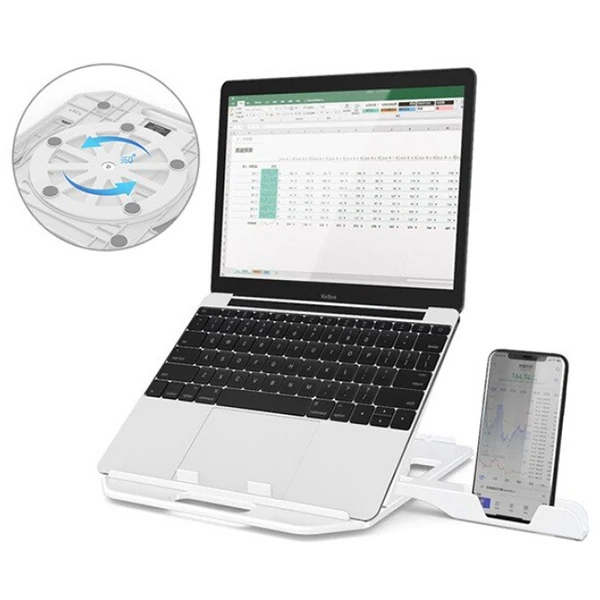 ALLY Yükseklik Ayarlı Dizüstü Laptop-Tablet Standı Telefon Tutucu-(1903)