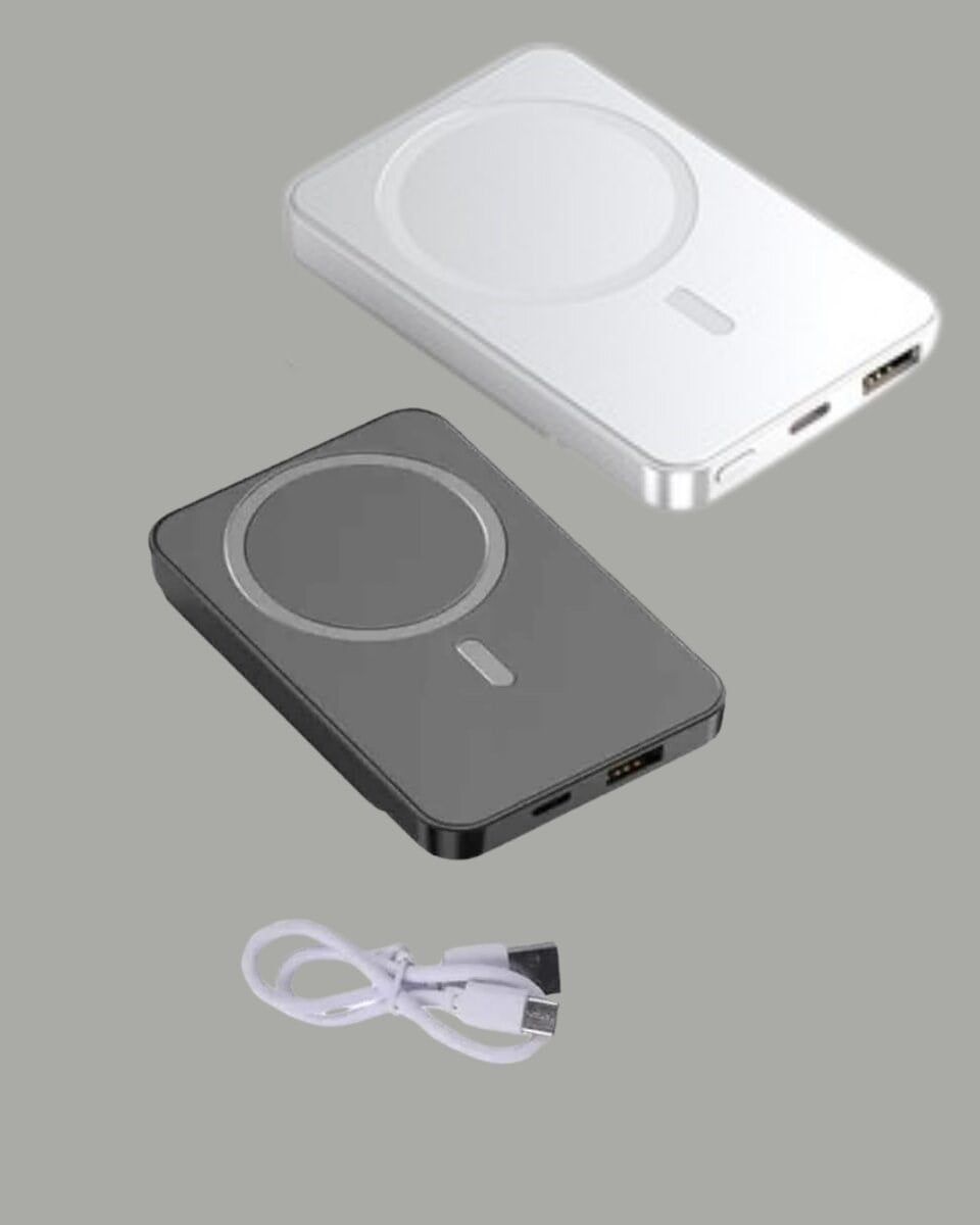 Alüminyum Alaşımlı, 20W PD Hızlı Şarj ve Manyetik Kablosuz Powerbank