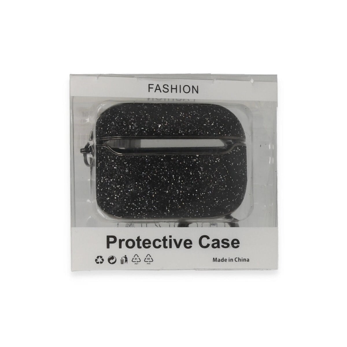 Apple Airpods Pro (1.nesil) Spell Simli Kılıf - Siyah