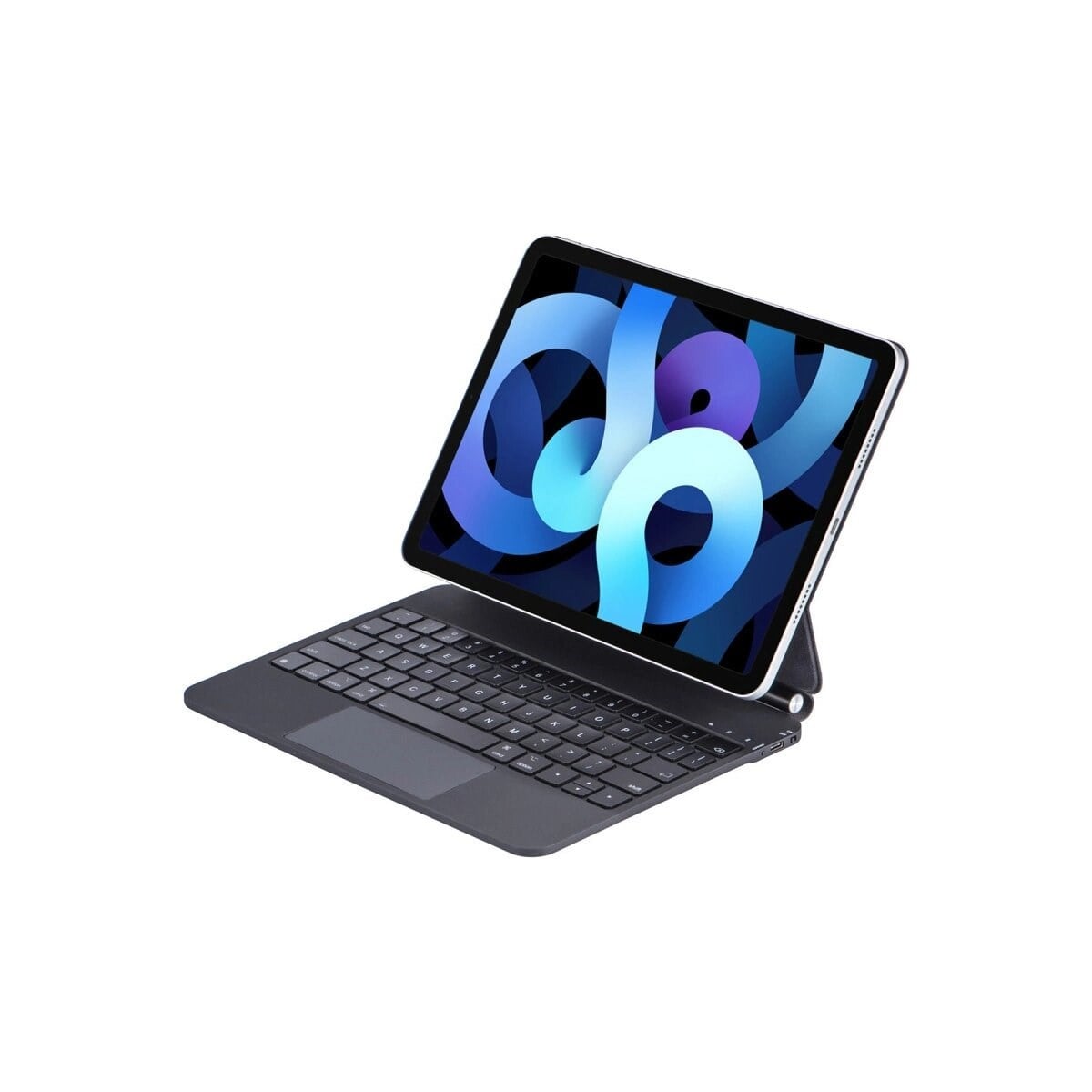 Apple İpad Pro 12.9 (2022) Kılıf X9 Magic Manyetik Klavyeli Tablet Kılıfı - Siyah