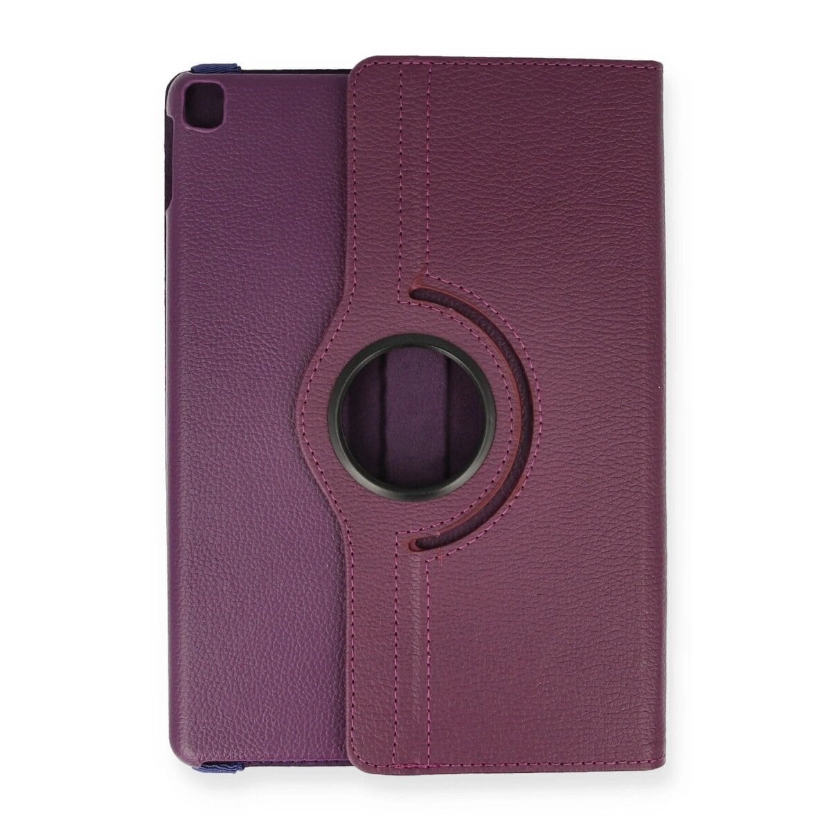 Apple İpad Pro 13 (2024) Kılıf 360 Tablet Deri Kılıf - Mürdüm