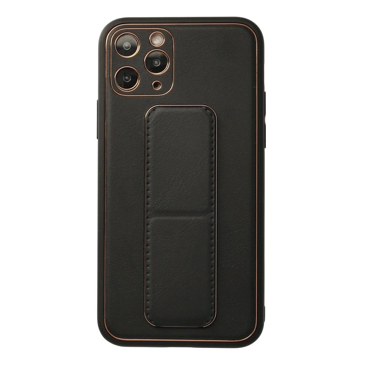 Apple İphone 11 Pro Kılıf Coco Deri Standlı Kapak - Siyah