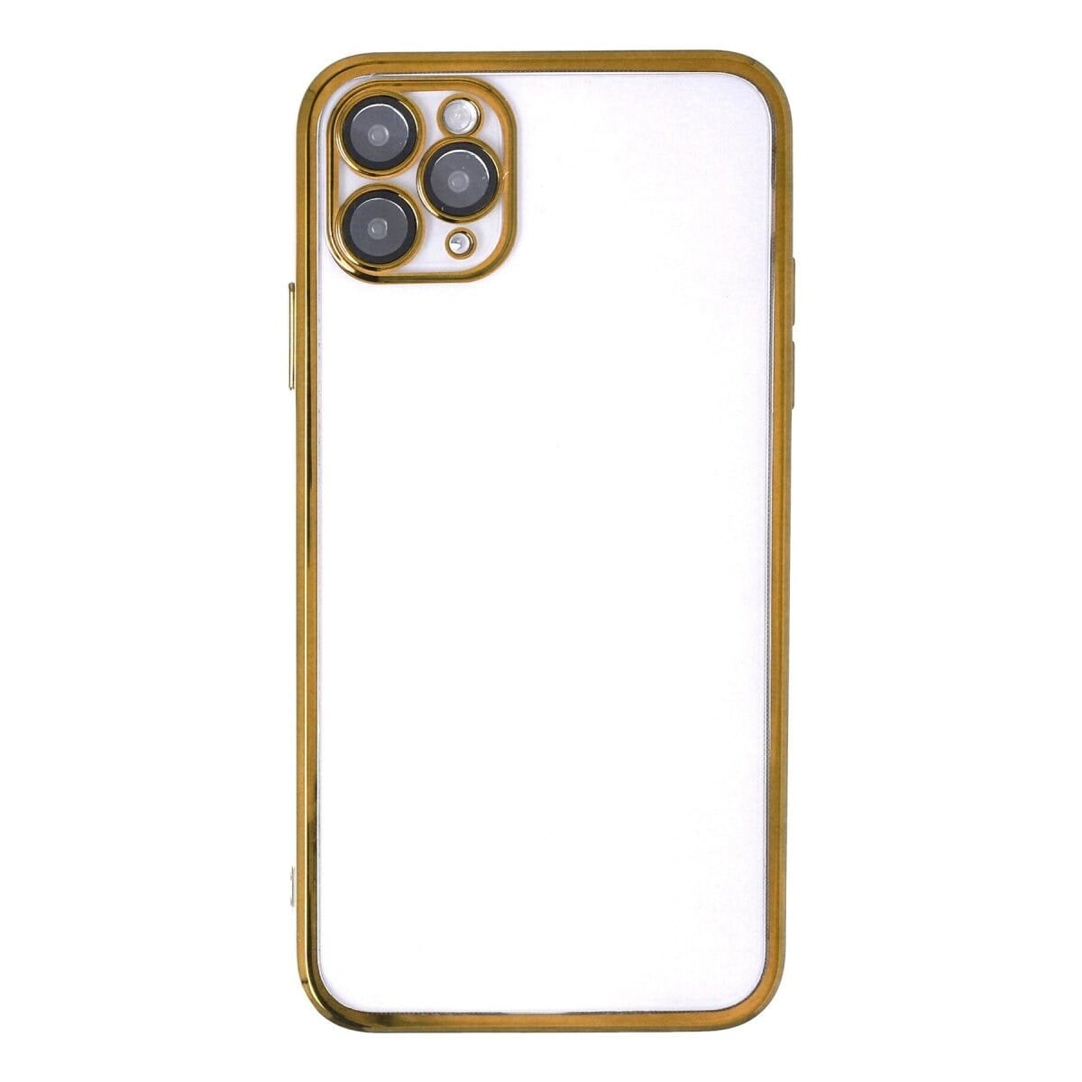 Apple İphone 11 Pro Max Kılıf Razer Lensli Silikon - Gold