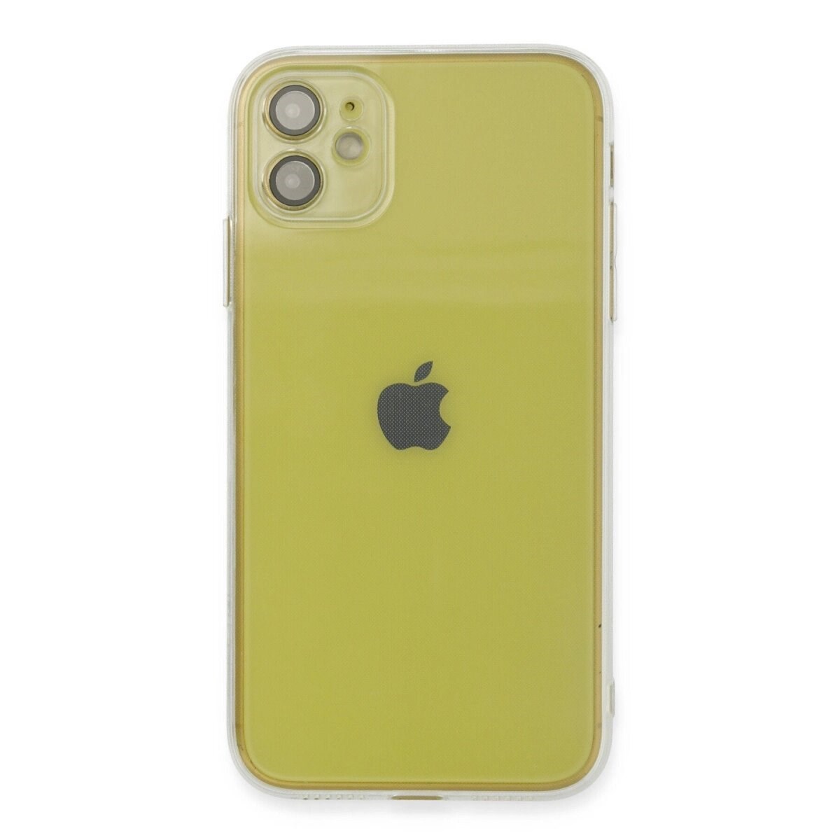 Apple İphone 12 Kılıf Fly Lens Silikon - Şeffaf