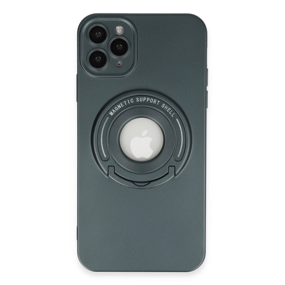Apple İphone 12 Pro Kılıf Lukka Magneticsafe Kapak - Koyu Yeşil
