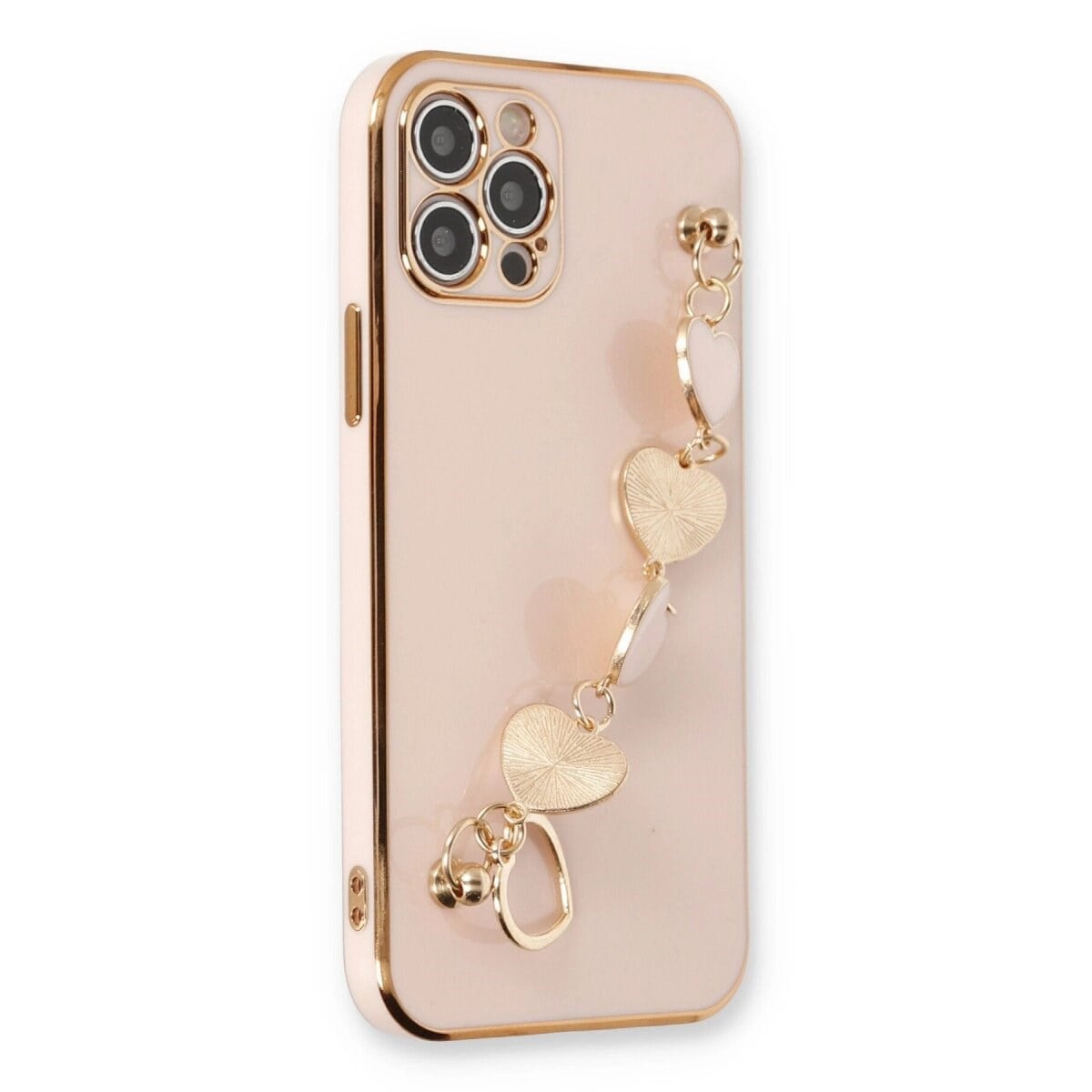 Apple İphone 12 Pro Max Kılıf Esila Silikon - Pudra