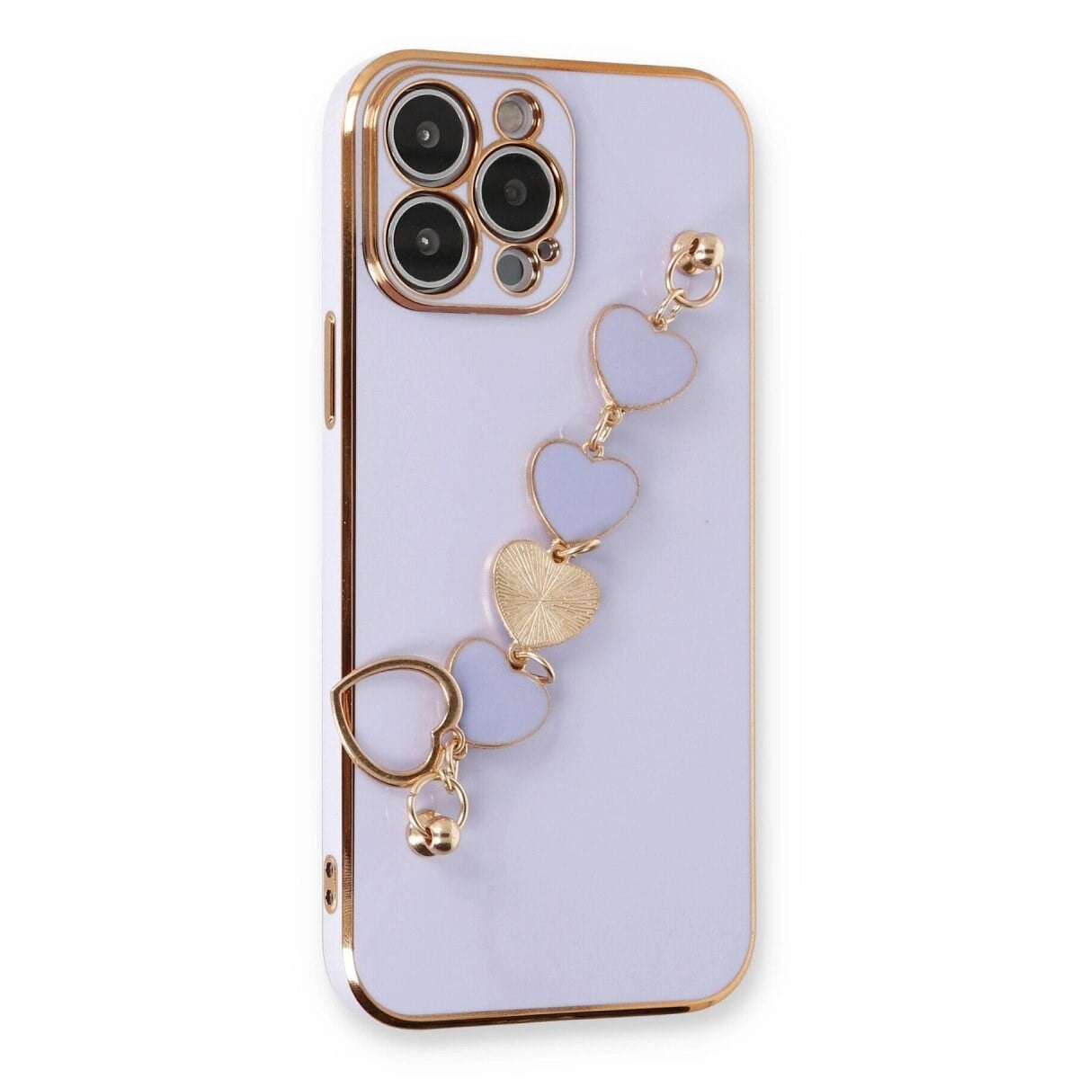 Apple İphone 13 Pro Kılıf Esila Silikon - Lila