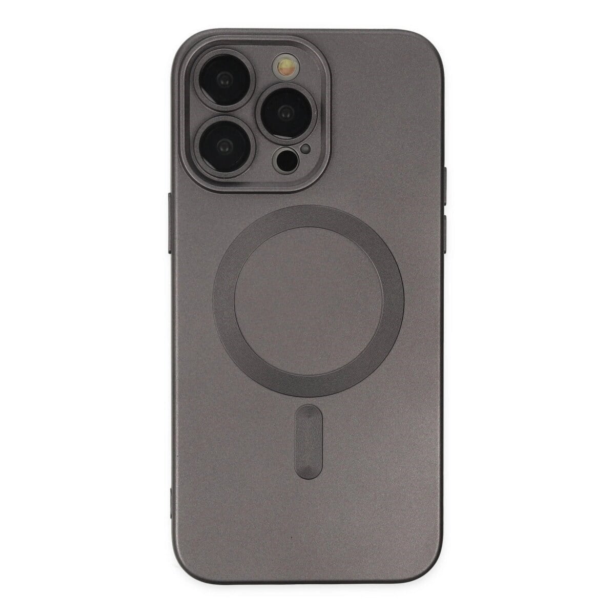 Apple İphone 13 Pro Kılıf Moshi Lens Magneticsafe Silikon - Füme