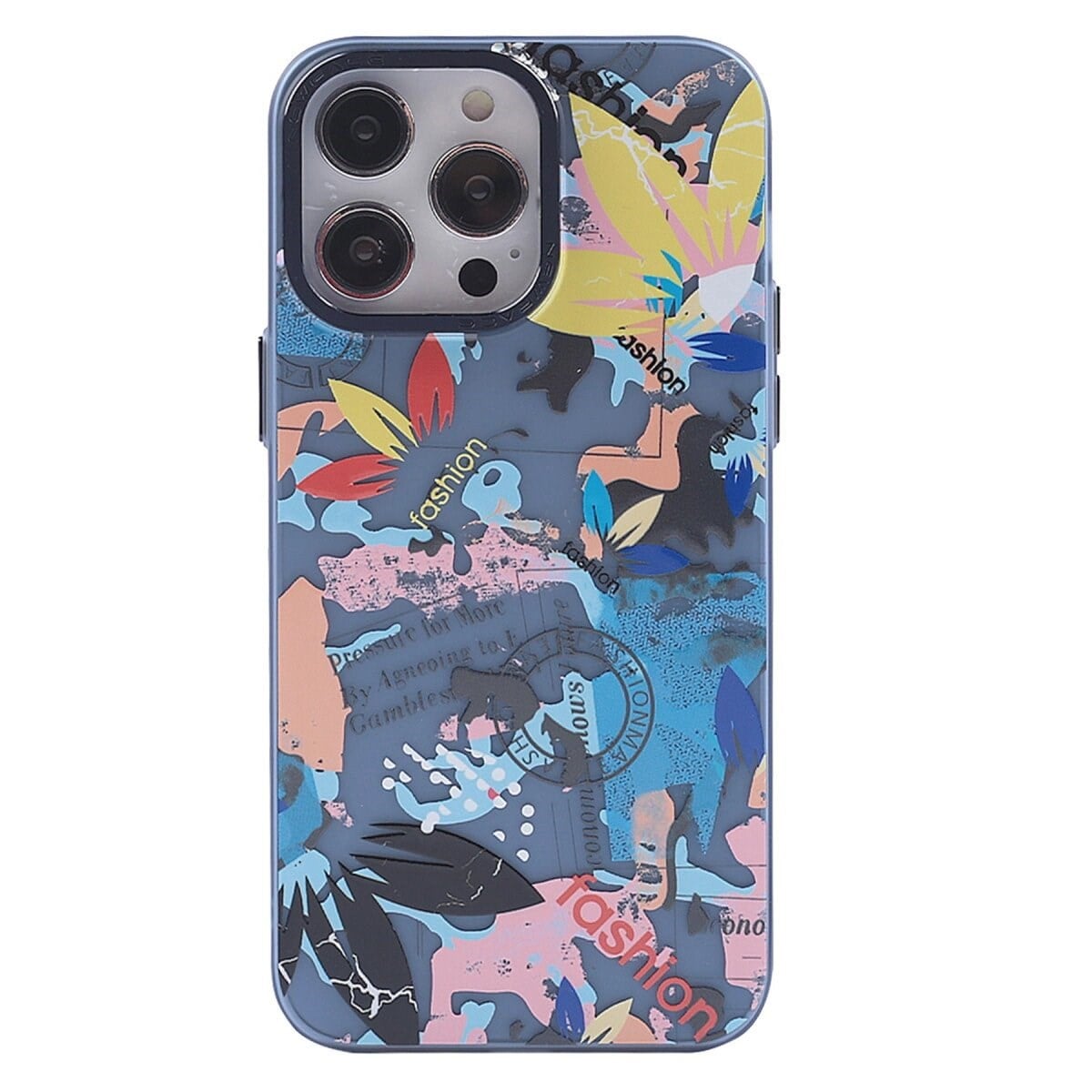 Apple İphone 13 Pro Kılıf Prada Desenli Kapak - Prada Pembe - 1