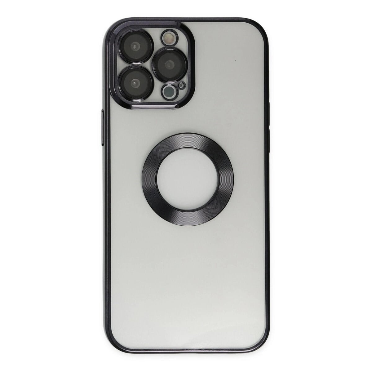 Apple İphone 13 Pro Kılıf Slot Silikon - Siyah
