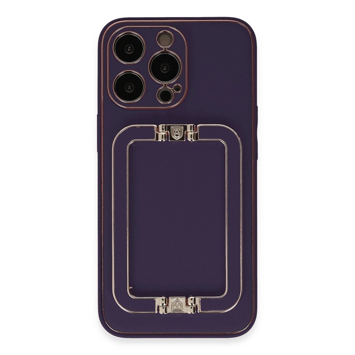 Apple İphone 13 Pro Max Kılıf Coco Elit Kapak - Derin Mor
