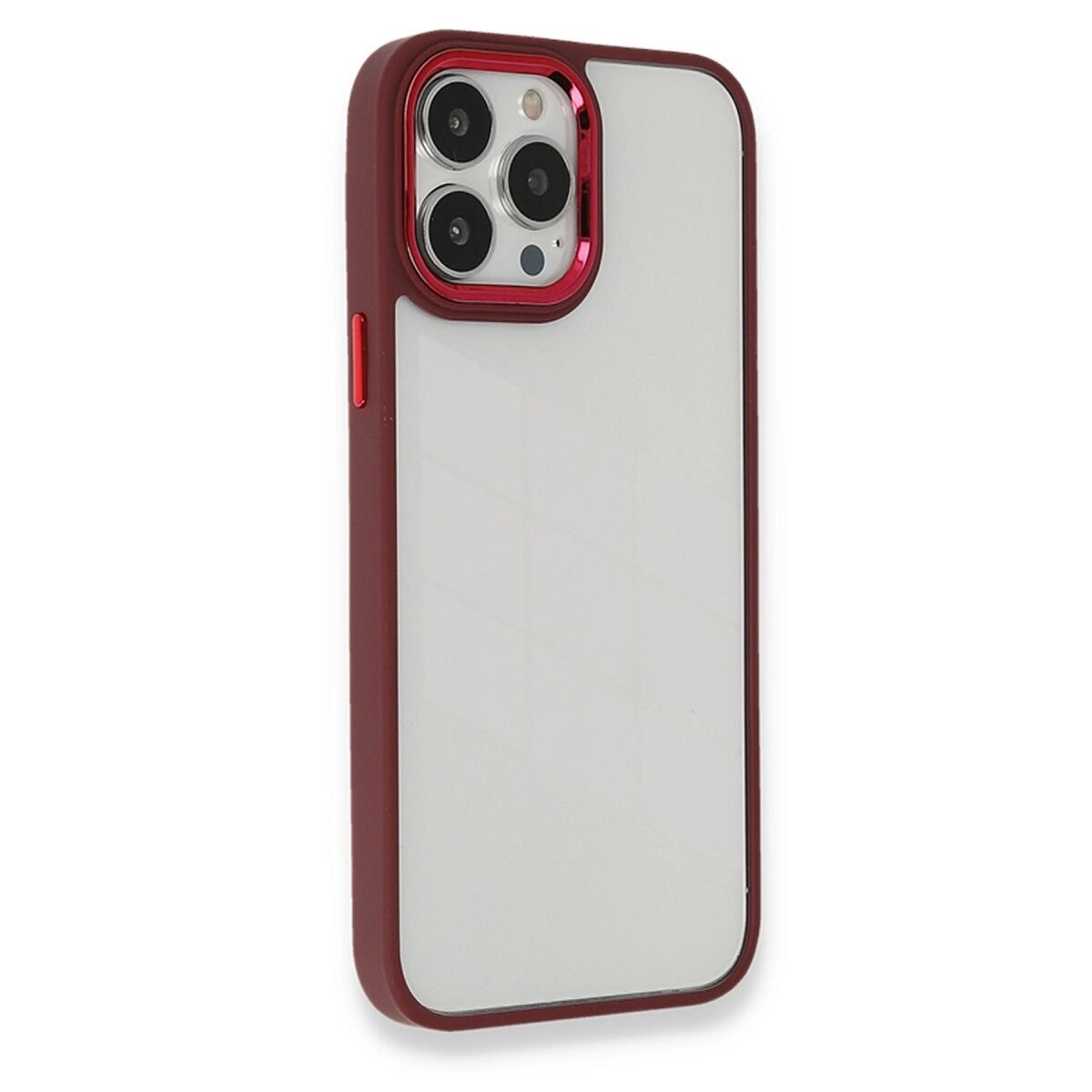 Apple İphone 13 Pro Max Kılıf Dora Kapak - Kırmızı