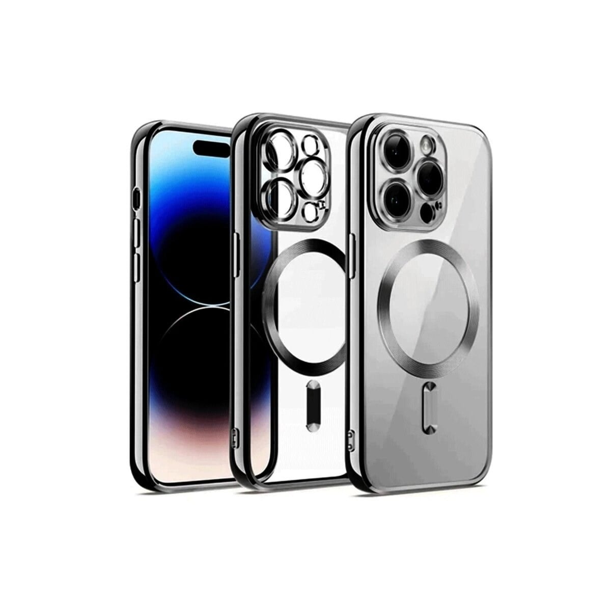 Apple İphone 13 Pro Max Kılıf Kross Magneticsafe Kapak - Gümüş