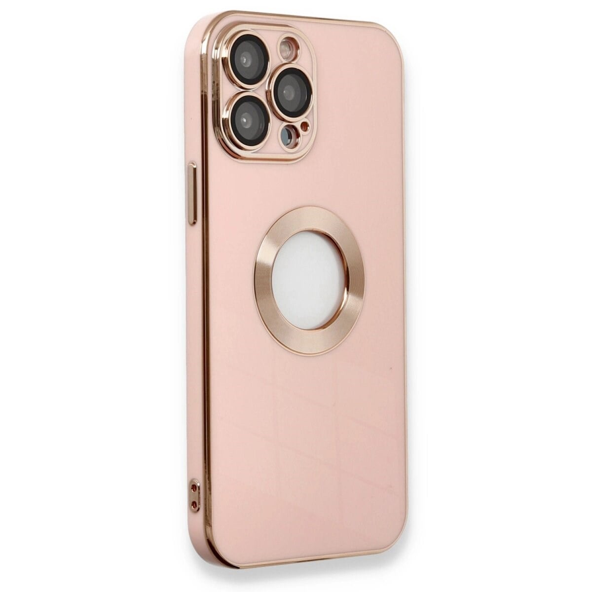Apple İphone 13 Pro Max Kılıf Store Silikon - Pembe